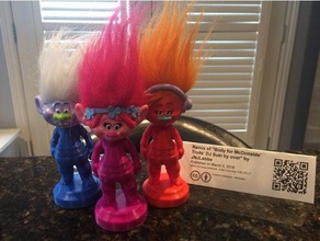 remix cuerpo mcdonalds' trolls' dj suki juguetes y accesorios de juego los trolls 3d print model - Mito3D