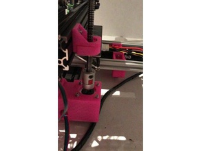 flexible z-nut mount tarantula i3 3d-Drucker Teile 3d print model - Mito3D