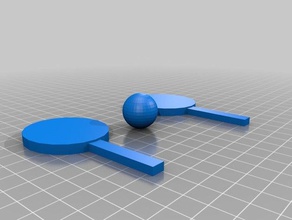 ping pong 3d printing 3d print model - Mito3D