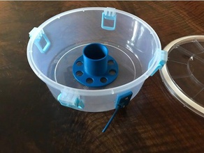 printdry filamento sistema de alimentação Impressora 3d acessórios seco caixa seca spool titular 3d print model - Mito3D