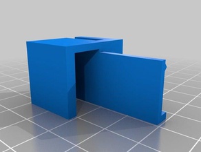 guia de porte cartaz peças substituição 3d print model - Mito3D