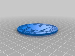 litecoin coins & badges coin cryptocurrency 3d print model - Mito3D