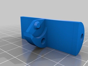 Wirbelsäule-chain-Halterung vertikale narrov x-Kartusche 3d-Drucker Teile Halterung Kabel-Kette Kartusche Wirbelsäule 3d print model - Mito3D