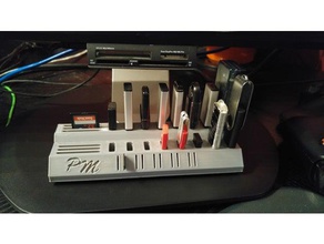 usb stand sopa bilgisayar organizatörler sd kart sahibi stick tutucu 3d print model - Mito3D