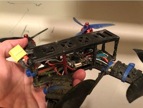qav210 placa superior brinquedos & games mini fpv quadcopter 3d print model - Mito3D
