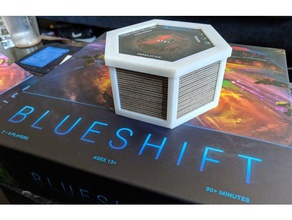 desplazamiento hacia el azul - hex contenedor juegos boardgame de mesa accesorios componentes 3d print model - Mito3D