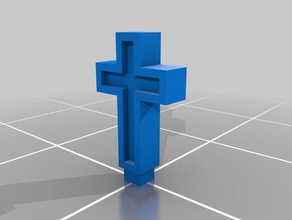 piccola croce arredamento 3d print model - Mito3D