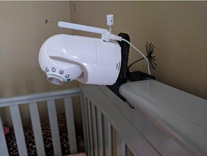 graco crib camera mount household baby monitor infant optics 3d print model - Mito3D