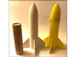Modell-Rakete sport & im freien Modell-Raketen Rakete 3d print model - Mito3D
