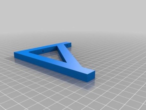simple shelf bracket shelves household 3d print model - Mito3D