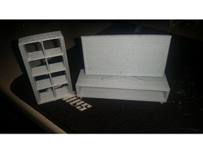 dvd rack de los hogares 3d print model - Mito3D