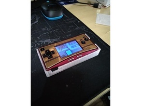 gameboy micro - gbm bateria estendida caso brinquedos & games 3d print model - Mito3D