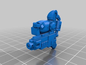 ağır yeni kask gül var centurion bolters model robotlar 40k parçalar warhammer silah 3d print model - Mito3D