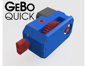 gebo-quick - geared bowden extruder quick-release 3d printer extruders 3d print model - Mito3D