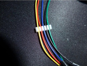cable holder 14 mm thick cables electronics arduino 3d print model - Mito3D