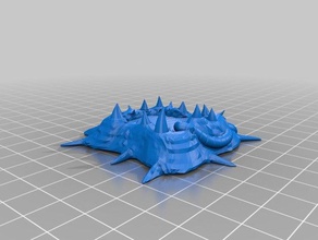 zerg - yumurtlama havuzu video oyunları starcraft 3d print model - Mito3D