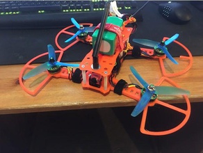 piyon 230 kol v1 karışık prop guard - tek yazdırma r c araçlar peon230 petg quadcopter racerstar 3d print model - Mito3D