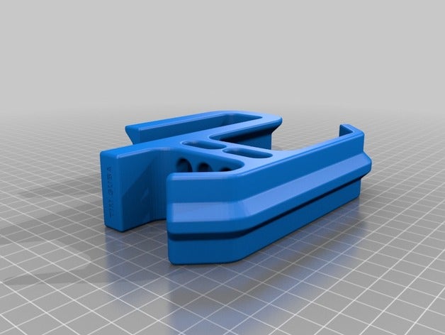 headset holder 28 mm table office 3D print model - Mito3D