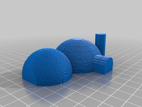 3d slash igloo solid models 3d print model - Mito3D