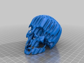 Schädel Skulpturen menschlicher 3d print model - Mito3D