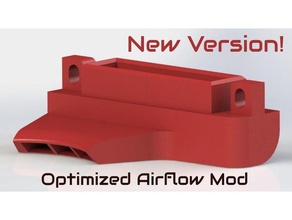 cr-10 ventilador mod - otimização do fluxo de ar Impressora 3d acessórios 10s o melhores resfriamento cr-10s cr10 cr10s cr10s4 creality direto duto ender 3 fã optifined 3d print model - Mito3D