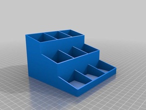 desktop organizer organizzazione penna titolare 3d print model - Mito3D