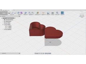boite coeur saint valentin v2 art 3d print model - Mito3D