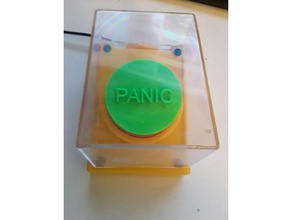 panic button top 3d print model - Mito3D