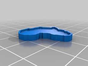 africa braclet charms 3d printing 3d print model - Mito3D