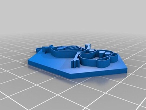 medaglione di olaf i puzzle 3d print model - Mito3D