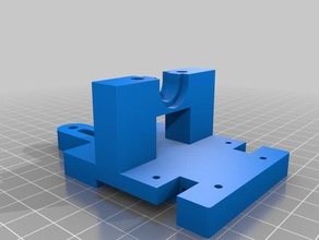 e3d v6 mount without sensor hypercube evolution 3d printer parts 3d print model - Mito3D