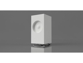speakerstand 3 parts sculptures art cinema design livingroom man room sound speker stand stylish 3d print model - Mito3D