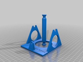 soldadura de soporte carrete base hasta 1kg Impresora 3d las piezas la dispencer electrónica titular pie 3d print model - Mito3D