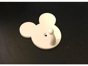mickey gancho de la pared organización cuarto baño accesorios disney el mouse colgador montaje en 3d print model - Mito3D