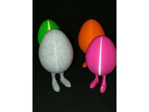 googie - easter egg legs decor funny no support needed rise guardians 3d print model - Mito3D