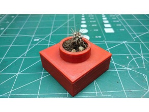 brick planeter outdoor & garden cactus lego legos planter planters plant pot pots 3d print model - Mito3D