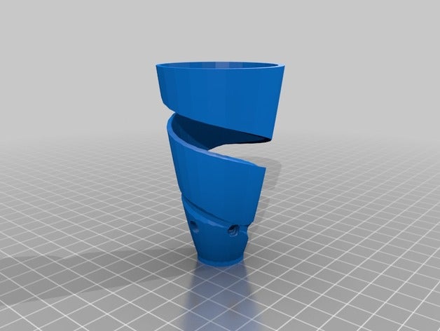 espiral do vaso, porta-caneta office 3D print model - Mito3D