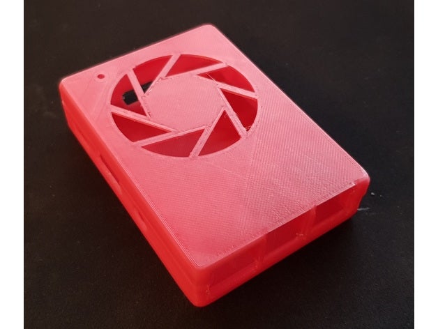 raspberrypi 3 caso di grandi aperture logo senza viti il fai da te diaframma pi3 raspberry pi rpi3 3D print model - Mito3D