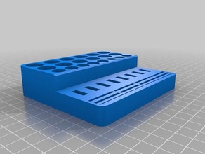 pil usb sd tutucu 3d yazıcılar aaa Pil aa micro Organizatör kart 3d print model - Mito3D