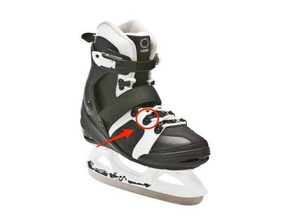 laccio occhiello sostituire parti di ricambio decathlon scarpa da trekking pattinaggio su ghiaccio pattinare sul oxelo lacci delle scarpe skate 3d print model - Mito3D
