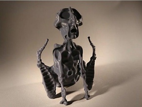 his master's noise statuette sculptures art creature sculpture strange surreal 3d print model - Mito3D