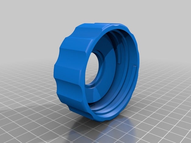 muff parts caulking gun sealant sealant nozzle 3D print model - Mito3D