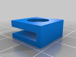 plexiglass magnet adapter household ikea lack table 3d print model - Mito3D