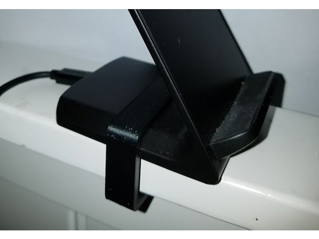 cell phone charger clamp mobile 3D print model - Mito3D