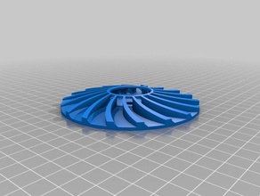 miele fan turbine hoover motor parts 3d print model - Mito3D