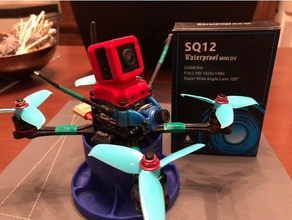 15 degré mont sq11 et 12 s'adapter à 30 5mm pile & maison vtx r c véhicules drone dys mi200 mini hd cam mrm micro reaper quadricoptère sq12 3d print model - Mito3D