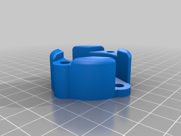 8mm dual flange pillow block bearing housing parts 3D print model - Mito3D