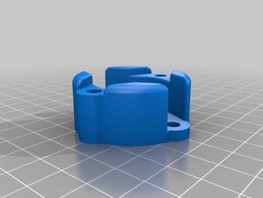 8mm dual flange pillow block bearing housing parts 3d print model - Mito3D