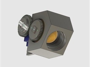 mármore bola mecanismo de liberação versão do cilindro mecânico brinquedos 3d print model - Mito3D
