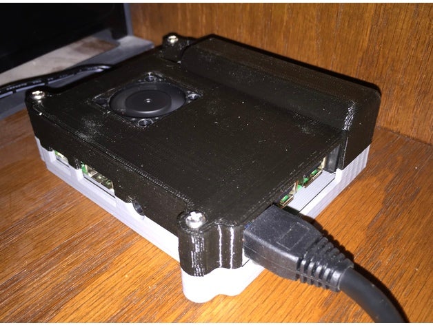 raspberry pi & lifepo4 ups + fan case electronics duct 3D print model - Mito3D
